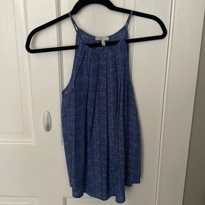Joie XS blue silk blouse